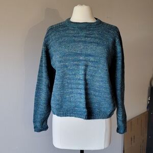 Eddie Bauer Teal Women's Crew Neck Sweater